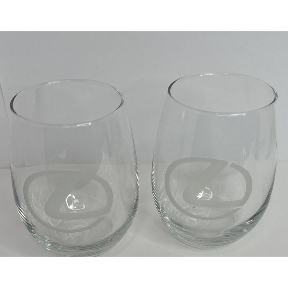 Lexus Logo Stemless Wine Glass Set Of 2